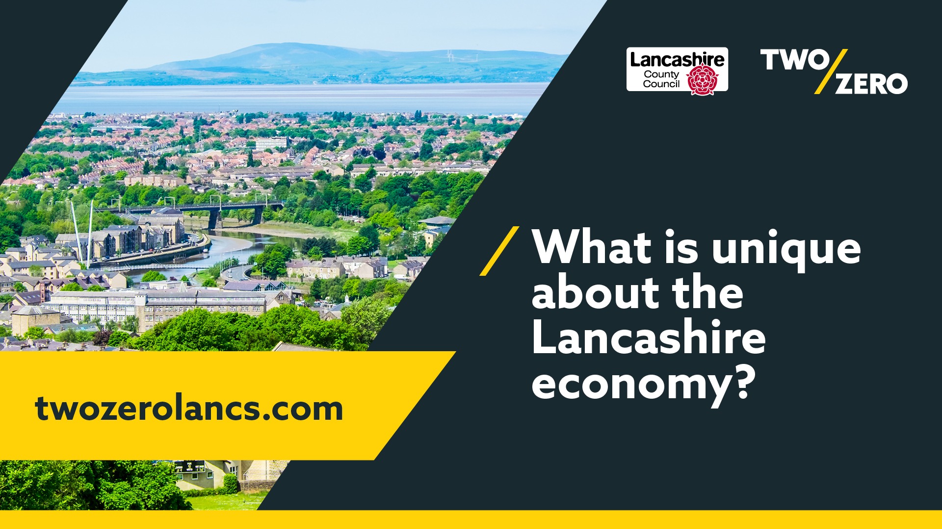 What is unique about the Lancashire economy?